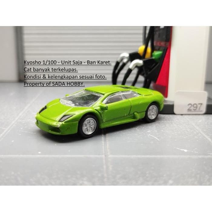 Skala 1/100 Lamborghini Murcielago Hijau Kyosho