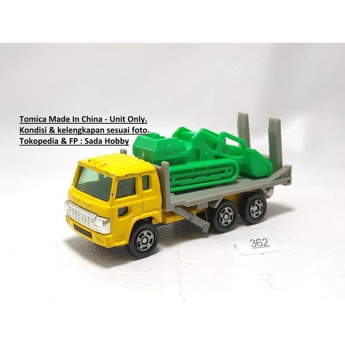 No 56 Hino Truck Bulldozer Carrier Kuning Tomica Diecast Miniatur