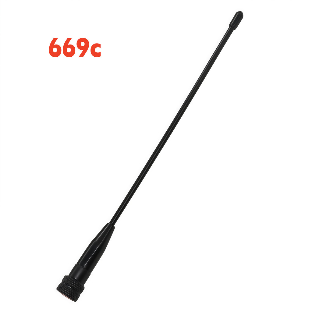 669C SMA-Male Flexible Dual Band VHF/UHF Two Way Rao Antenna for Baofeng Yaesu Vertex VX-1R VX-2R VX