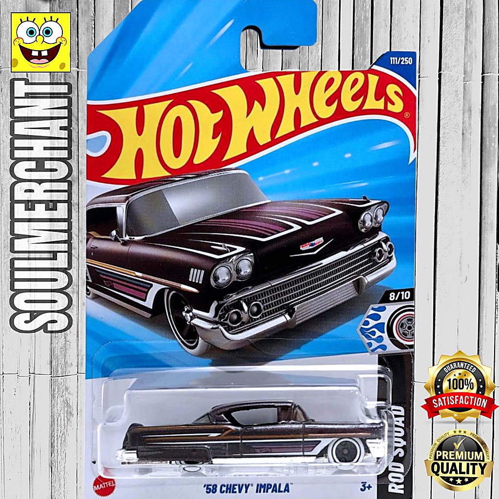 Hot Wheels 58 Chevy Impala Ungu Classic Car