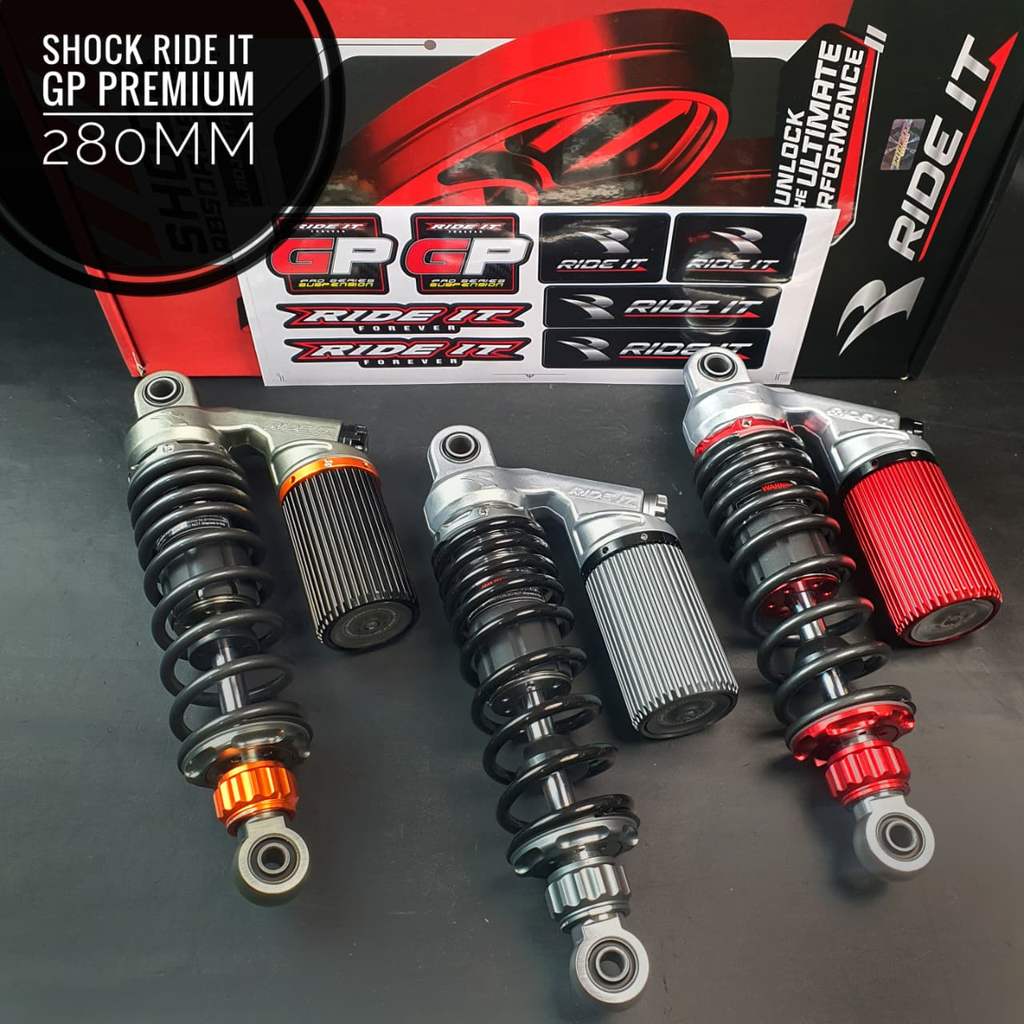 Shockbreker Shock Ride it GP Premium Double clik/klik Fungsi ukuran 280mm F1zr Jupiter Z1 Jupiter bu