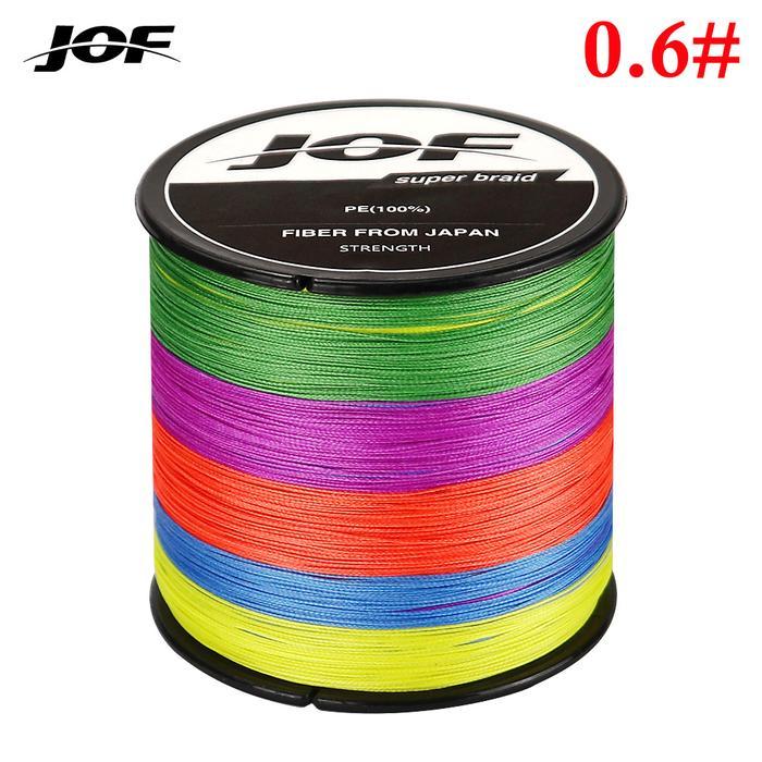 PE  Seanr Pancing Anti Gitan Kuat Garis Multifilament Smooth JOF 100M Senar Pancing PE  Pancing 100%