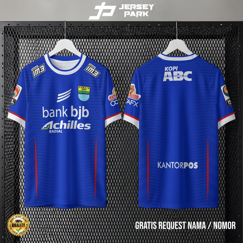 Jersey Persib Retro Vintage Classic ISL 2013-2014 HomE Blue Unisex Fullprint