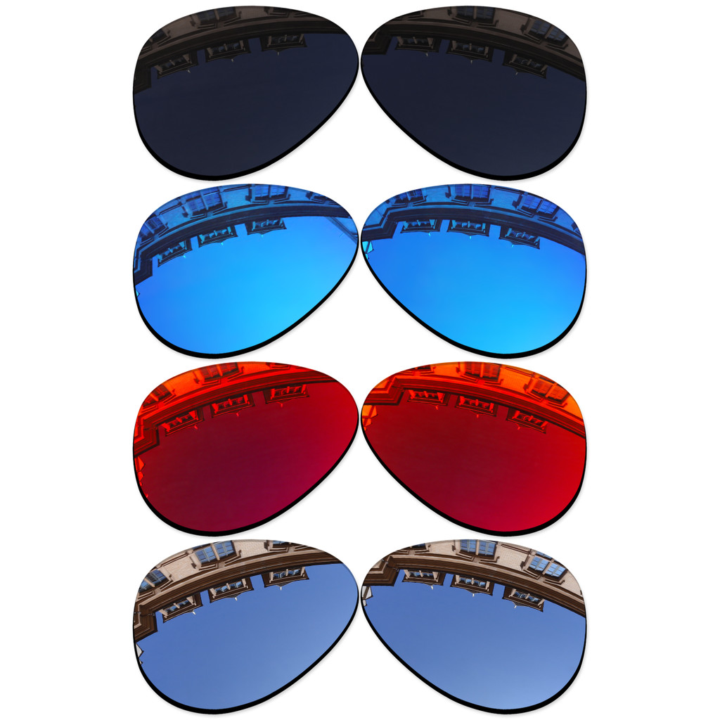 Aaaxopticflow 20+ Color oices Polarized Replacement Lenses for RayBan Aviator RB3025 55mm RB3025-55 