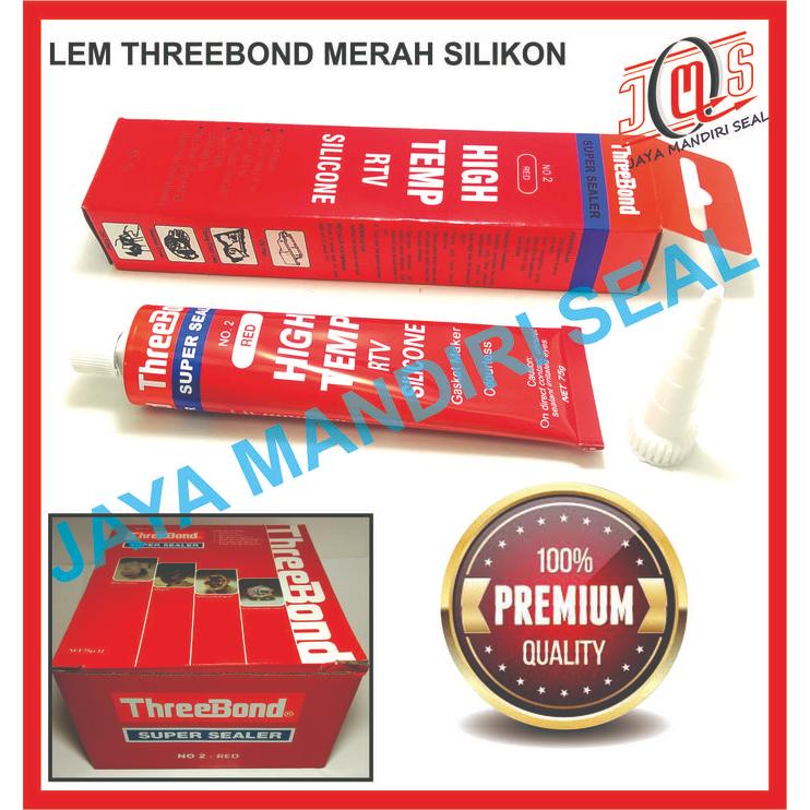 LEM THREEBOND TRIBON TRIBONE SILICONE RED MERAH 75 GRAM