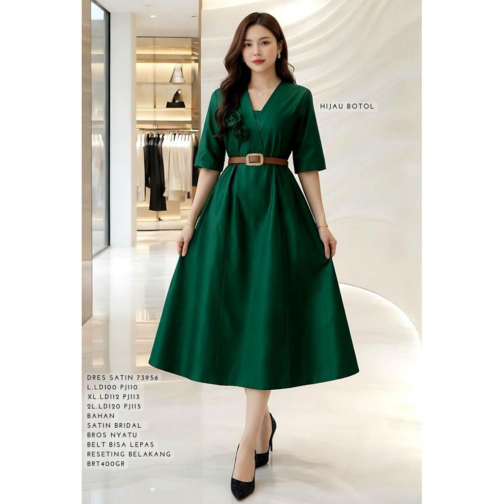 DRES SATIN 73956 HIJAU BOTOL  400GRAM#BESTSELER