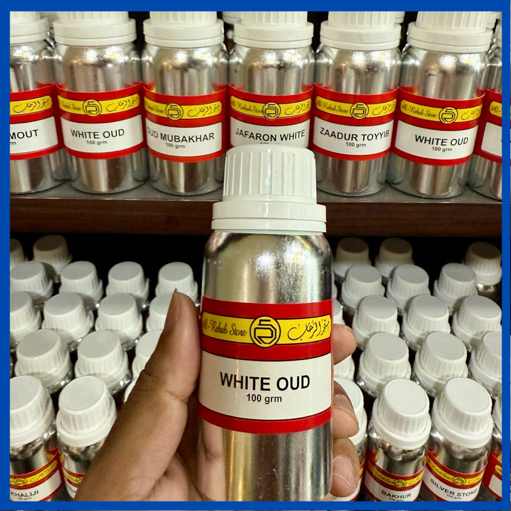 White Oud AlRehab Bibit 100ml Parfum Arabian Original Segel Al Rehab 100.Ml Bibit Parfume 100Gram Ar