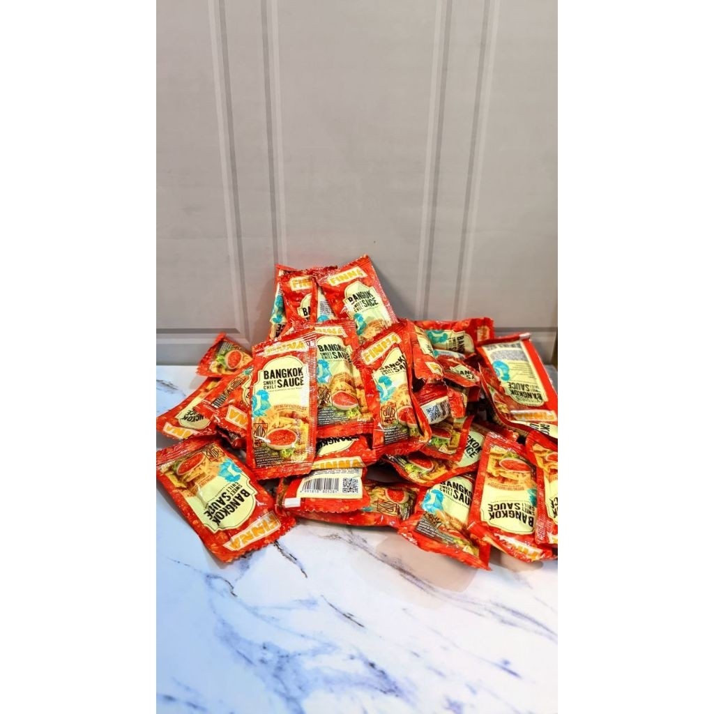 Dapat 50pcs - Sambal Finna Bangkok Saos Dipping Saos Bangkok Finna Saos Gac Oan Wizm iie