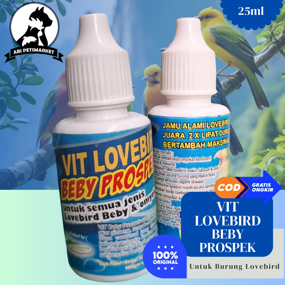 Vitamin Burung Lovebird Beby Prospek vitamin lomba/ Alami Lovebird Juara