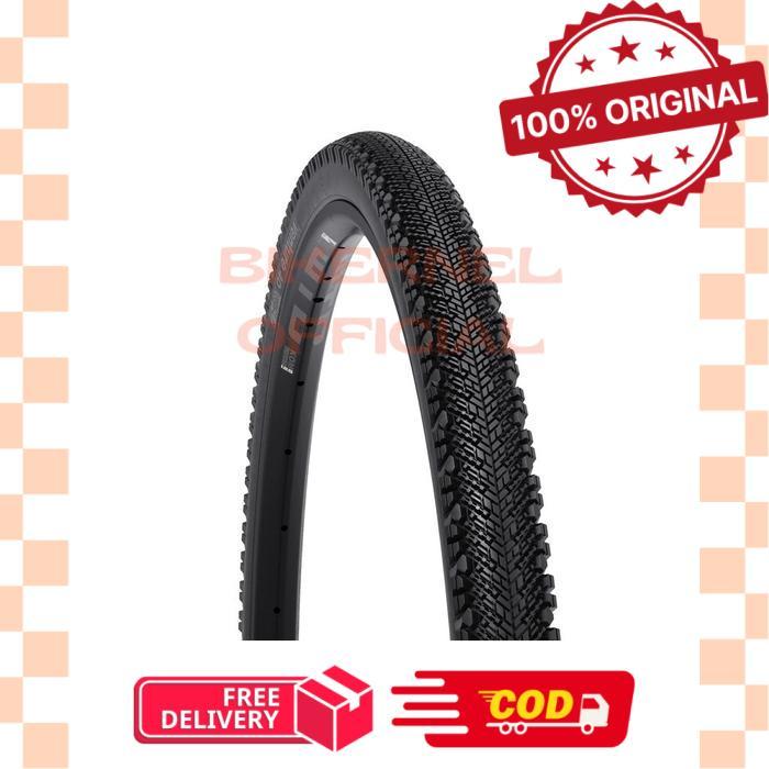 WTB Venture Ban Luar Sepeda Tire Kevlar 700 x 40C / 650Bx47 Black dan Tan Wall - 700 x 40C BLK