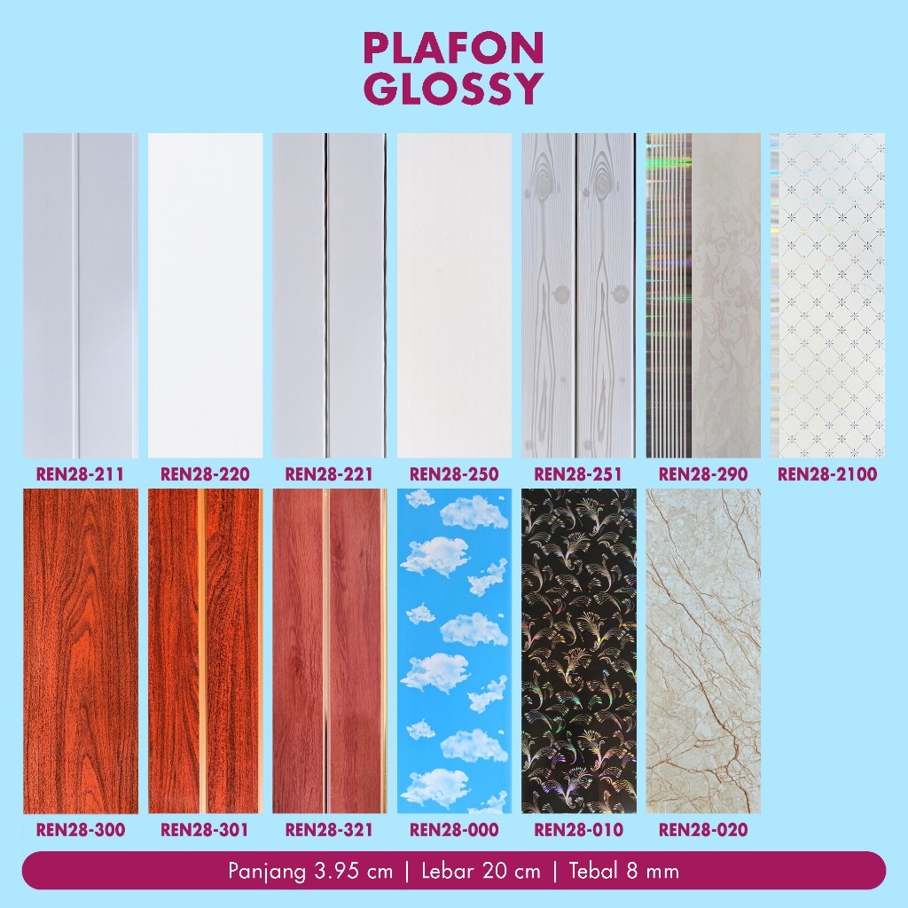REN PVC - PLAFON PVC IMPORT 8mm