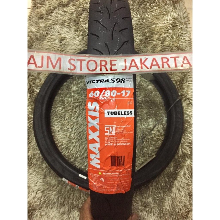 Termurah Maxxis Victra 60/80-17 Tubeless...