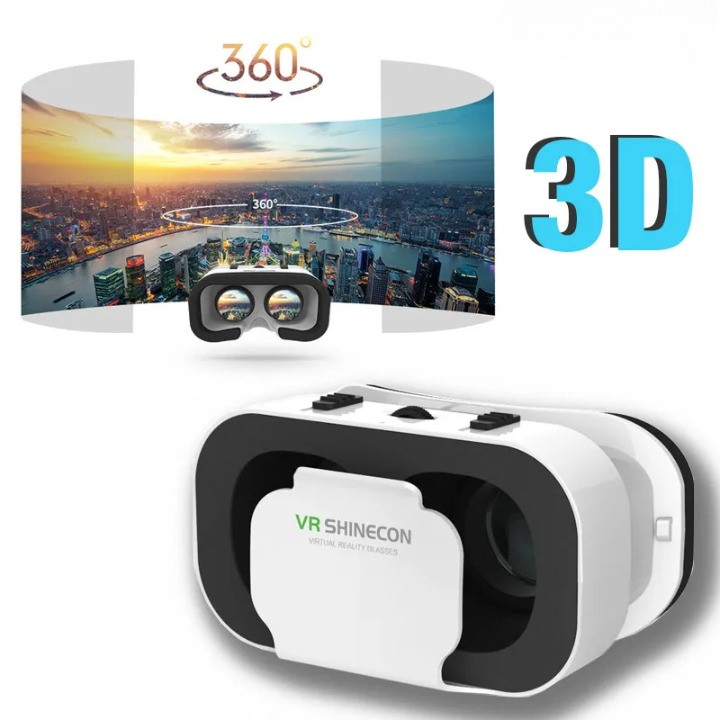 VR Box 3D Virtual Reality Glasses Adjustable Panoramic Kacamata VR Smartphone iOS Android Lensa HD R
