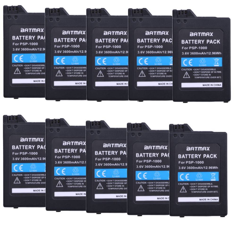 Batmax PSP-1000 Battery For Sony PSP1000 (1001,1002,1003,1004,1005,1006) PlayStation Portable Contro