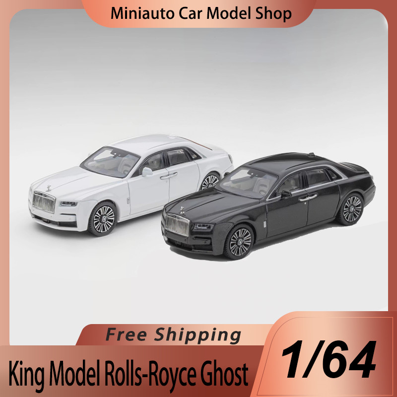 New Presale King Model 1:64 Rolls-Royce Ghost Alloy Miniature Diecast Model Rolls-Royce Vintage 999p