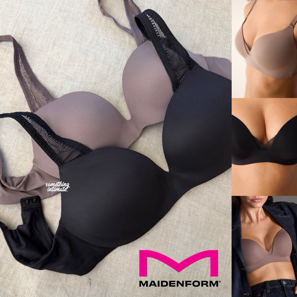 Maidenform Dreamwire Coquette Lace Bralette / Smoothing T-Shirt Bra / Wireless Seamless Strapless Ba