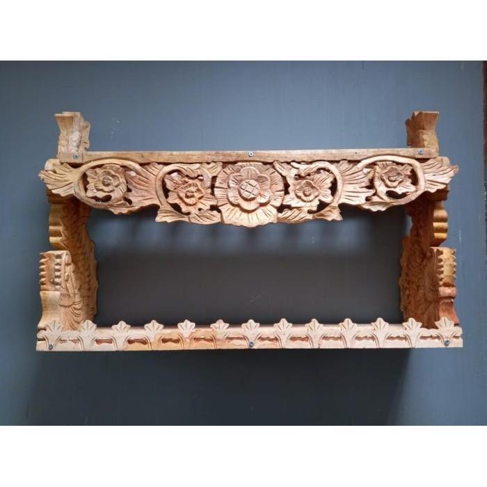 Jagrak tempel dinding ukir naga KJM1122