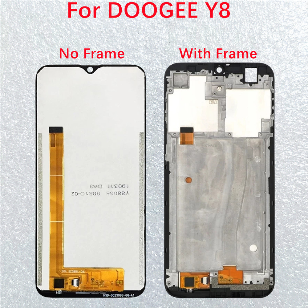 For Doogee Y8 LCD Screen For Doogee Y8 splay Tou Screen gitizer Assembly Glass Panel Sensor Repair