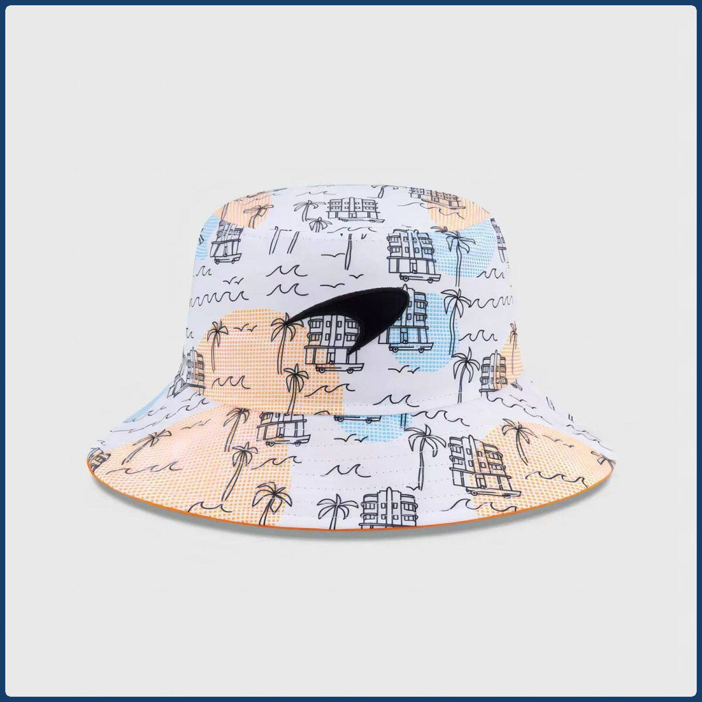 Topi balap Tim McLaren F1, topi nelayan McLaren, topi pancing, topi kerucut, topi datar, topi pelind