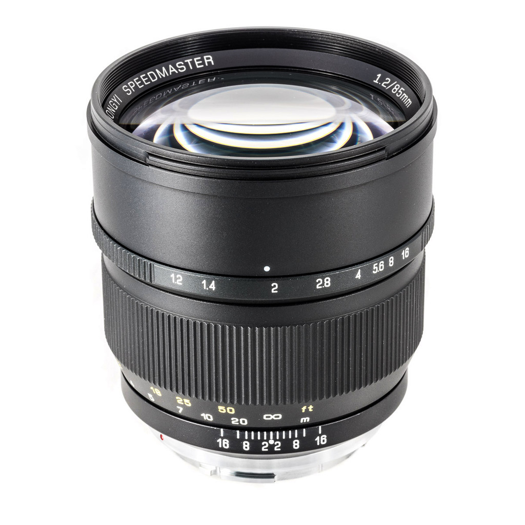 Lensa ZHONGYI Speedmaster 85mm F1.2 Lensa Kamera Fokus Manual Full Frame untuk Kamera Sony Canon Nik