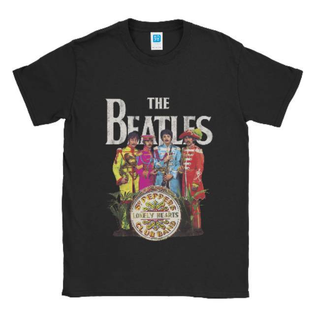 (COD) Baju Kaos Band The Beatles Sergeant Pepper