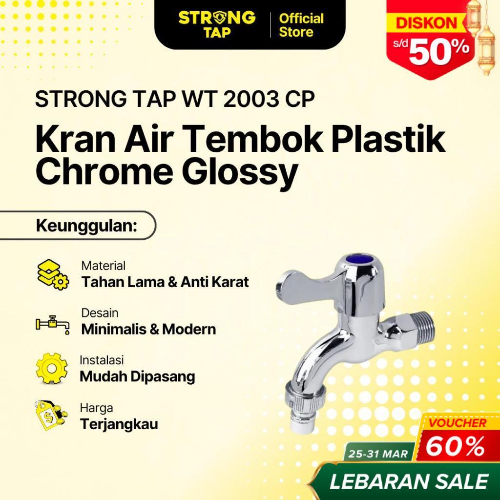 STRONG TAP Keran Air Tembok Kran Taman Kran Rumah Kran Wudhu Mushola Masjid Kran Wastafel Plastik Du