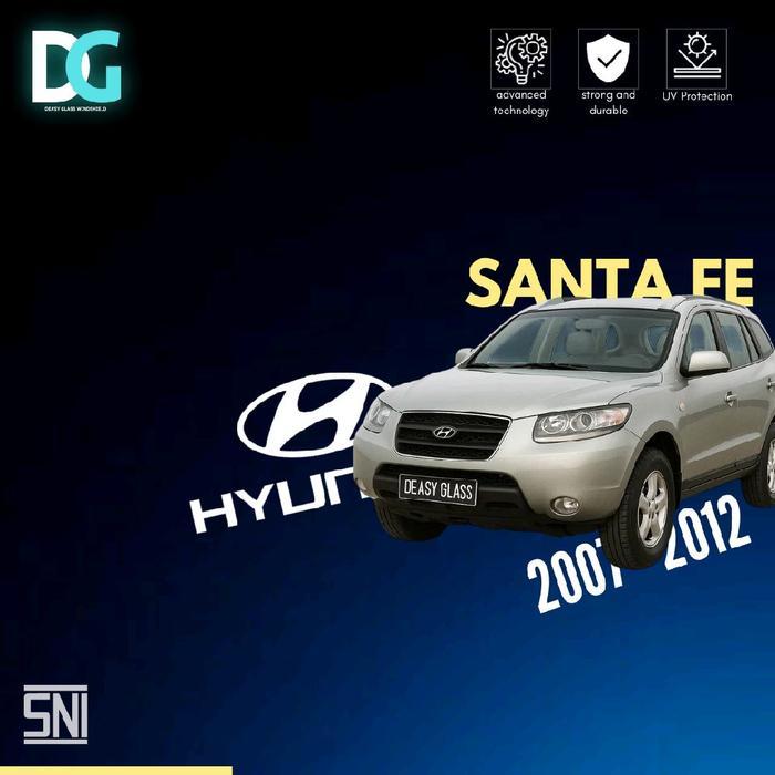 Kaca Pintu & Samping Mobil Hyundai Santa Fe 2007 – 2012