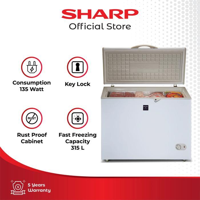 Freezer Freezerbox daging SHARP FRV300 250L