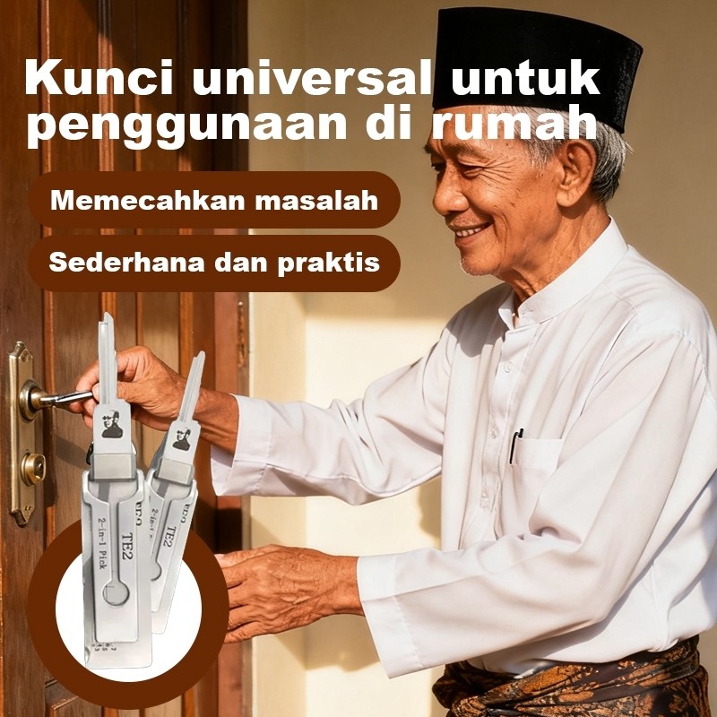 Beli 1 Gratis 2 [COD+Free Shipping] Peralatan Pembuka Darurat/ Toolkit Perbaikan Kunci 2-in-1/ Alat 