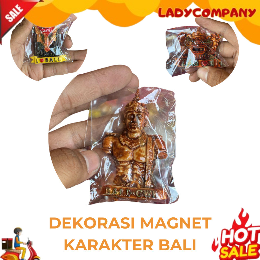 Magnet Barong Bali Resin - Magnet Karakter bali - Magnet Garuda Pancasila - Magnet Gwk - Magnet Garu
