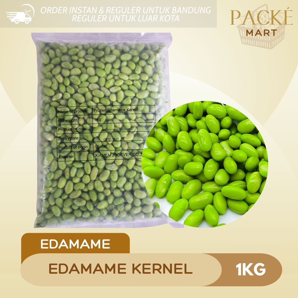 Edamame Kernel 1kg / Kacang Edamame Kupas / Edamame Frozen / Edamame Beku