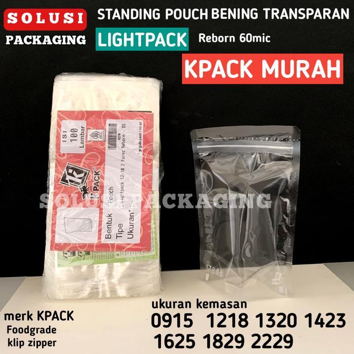 LIGHTPACK REBORN KPACK MURAH | STANDING POUCH BENING PLASTIK KLIP KOPI - 2229 (2kg)
