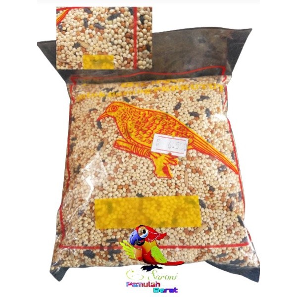 MAKANAN BURUNG PERKUTUT CAMPURAN 250GRAM MILET KUTUT MILET PERKUTUT BIJI MILET KUTUT KETAN