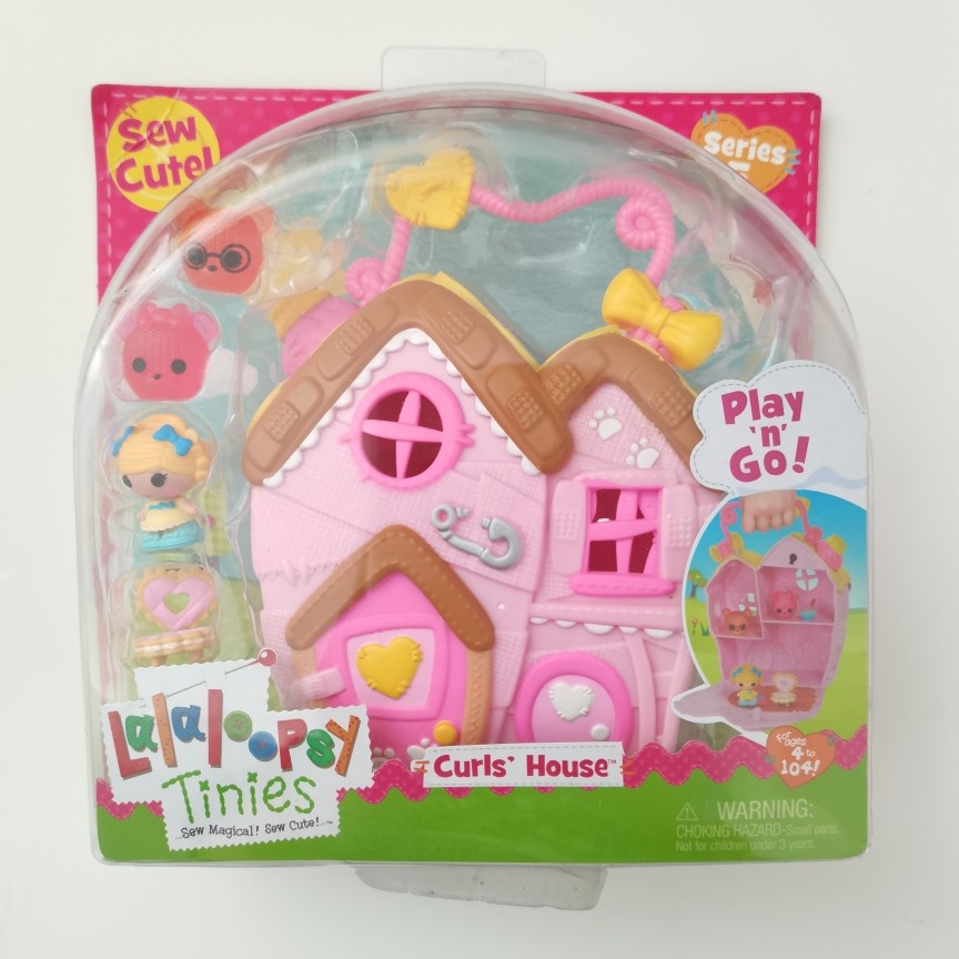 Lalalopsy Handheld Castle House Doll Fantasy Figurines ildren Play House Boxed Toy Gift