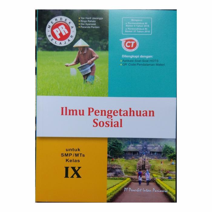 Buku PR IPS Kelas 9 SMP Cetakan Terbaru PT Intan Pariwara - 2020
