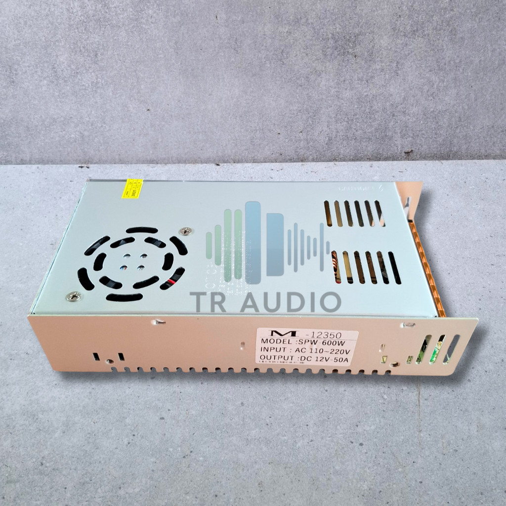 SMPS 12V 50A 600 Watt Power Supply 12 Volt 50 Amper Input Selector 110V 220V