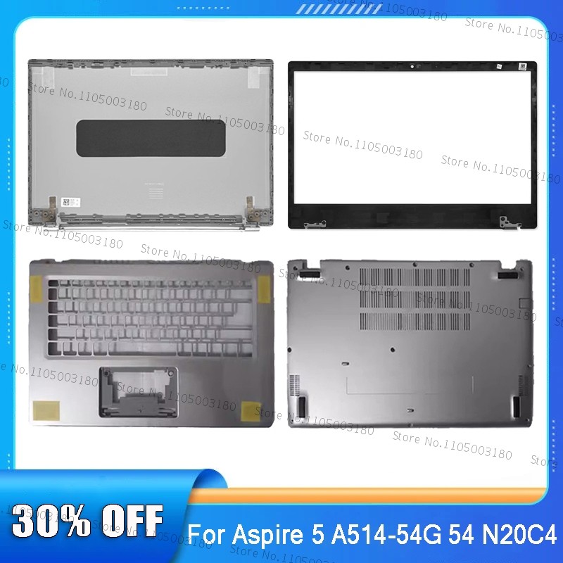 For Acer Aspire 5 A514-54G 54 N20C4 S40-53 EX214-52 Laptop LCD Back Cover/Front Frame/Palm Rest/Bott