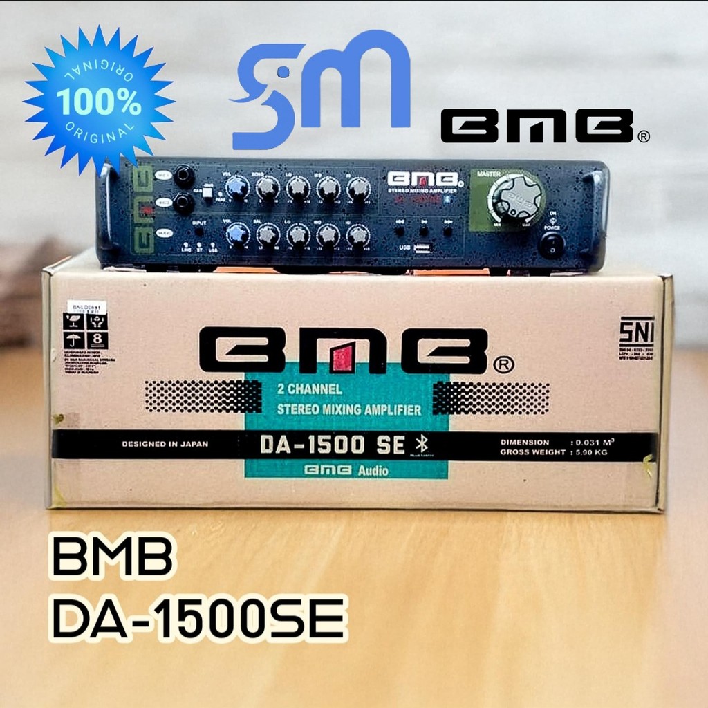 Amplifier BMB DA-1500SE BT Ampli BMB Bluetooth DA1500SE BT Karaoke Original