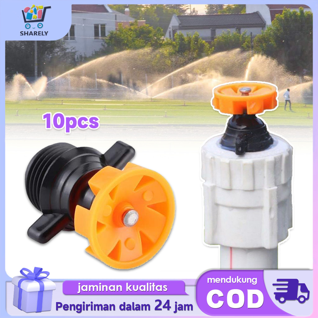 Semprotan Butterfly 10pcs Sprinkler Fly Wheel 360° Sprinkler Irigasi Untuk Irigasi Pertanian Tanaman