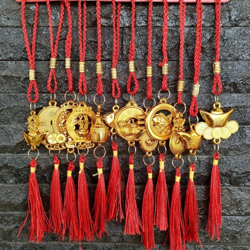 gantungan imlek/hiasan imlek/hiasan mei gui/hiasan pohon imlek/gantungan pohon imlek