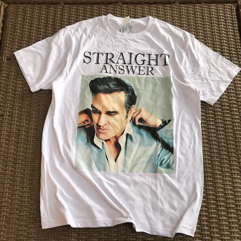 (COD) STRAIGHT ANSWER NECK TSHIRT WHITE