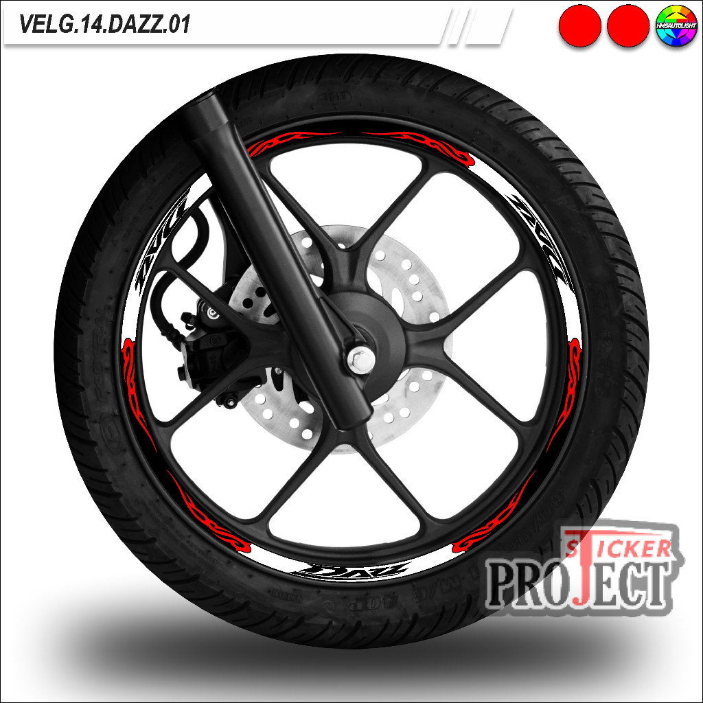 STICKER VARIASI VELG MOTOR RING 14 SEMUA TYPE TVS DAZZ 01