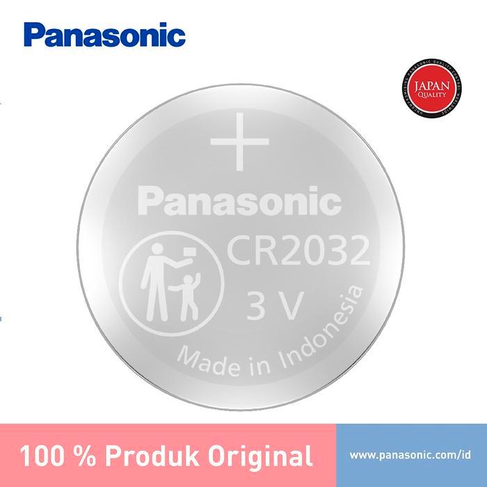 Baterai Kancing Original PANASONIC CR2032 / Battery Coin CR-2032 Panasonic ORI / CR 2032