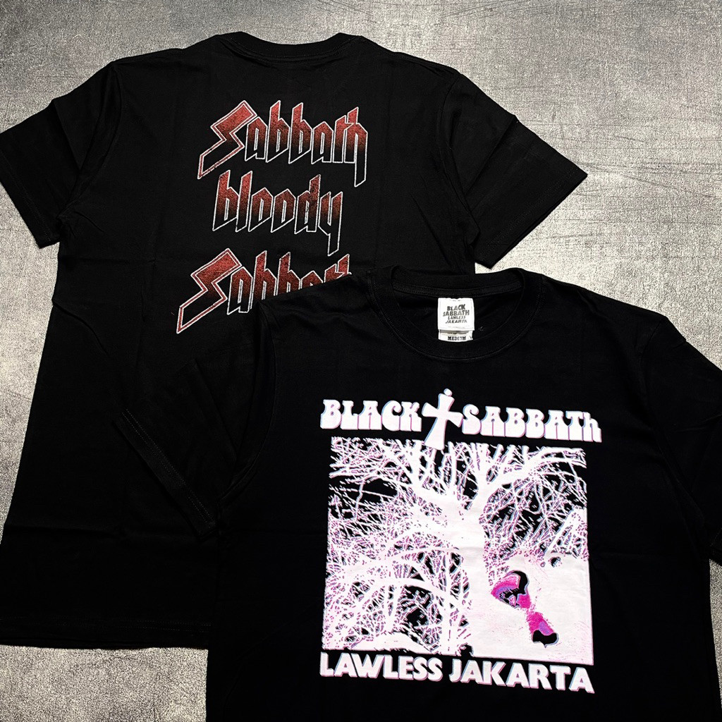 Tshirt BLACK SABBATH X LAWLESS JAKARTA - SABBATH BLOODY SABBATH
