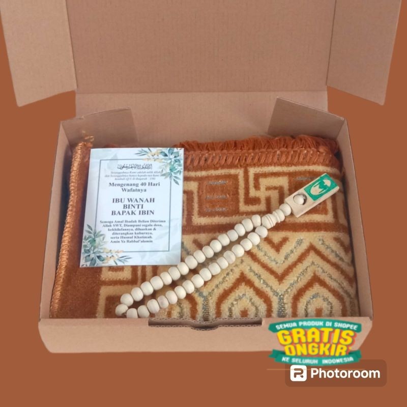 Sajadah Sovenir Sajadah Hampers Tahlilan Sovenir Pernikahan Sovenir oleh oleh Haji Souvenir Tahlilan