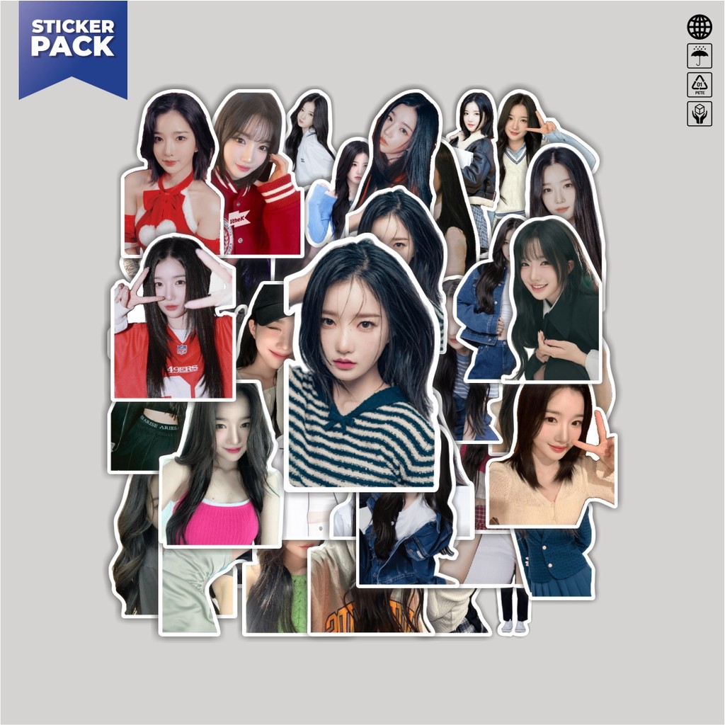 [100PCS]Stiker Pack  KIM YOOYEON (tripleS) Aesthetic Vinyl Anti Air Dekorasi Sticker Laptop Buku Jou