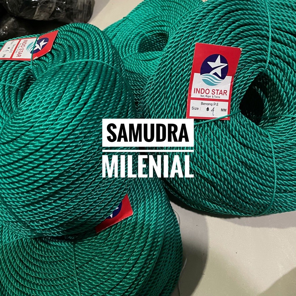 Tali 4mm / Tali Tambang 4mm PE 1 ROL Murah
