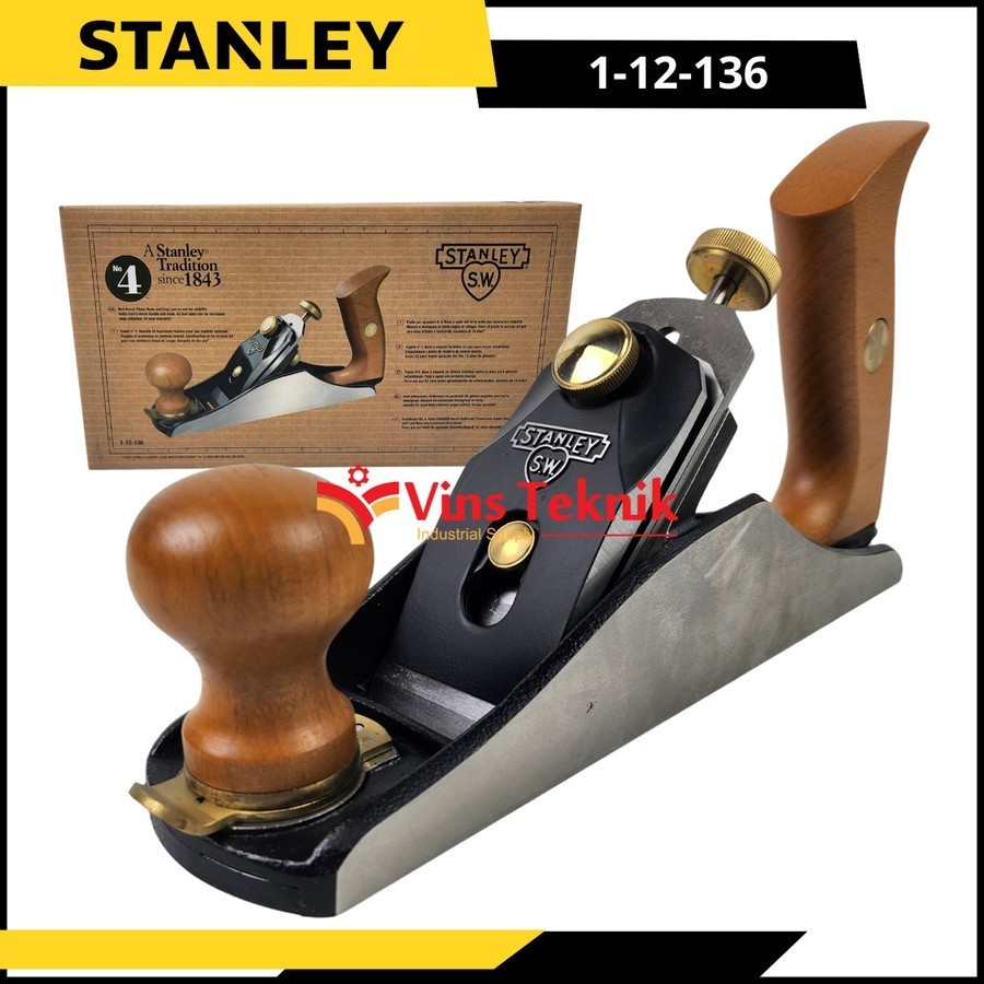 STANLEY 1-12-136 Manual Serut Kayu Block Plane Planer