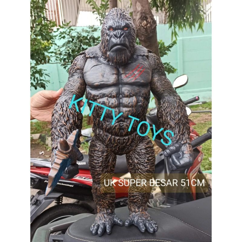 FIGURE GORILA KINGKONG MECHA JUMBO SIZE MAINAN ANAK KING KONG