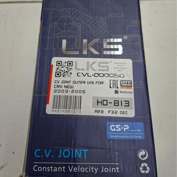 CV Joint As Roda Kopel Luar Kiri & Kanan Mobil Honda CRV Gen 2 2002-2006 Kualitas Import Baru - LKS 